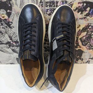 MASSIMO DUTTI NAPPA LEATHER TRAINERS WITH LEATHER